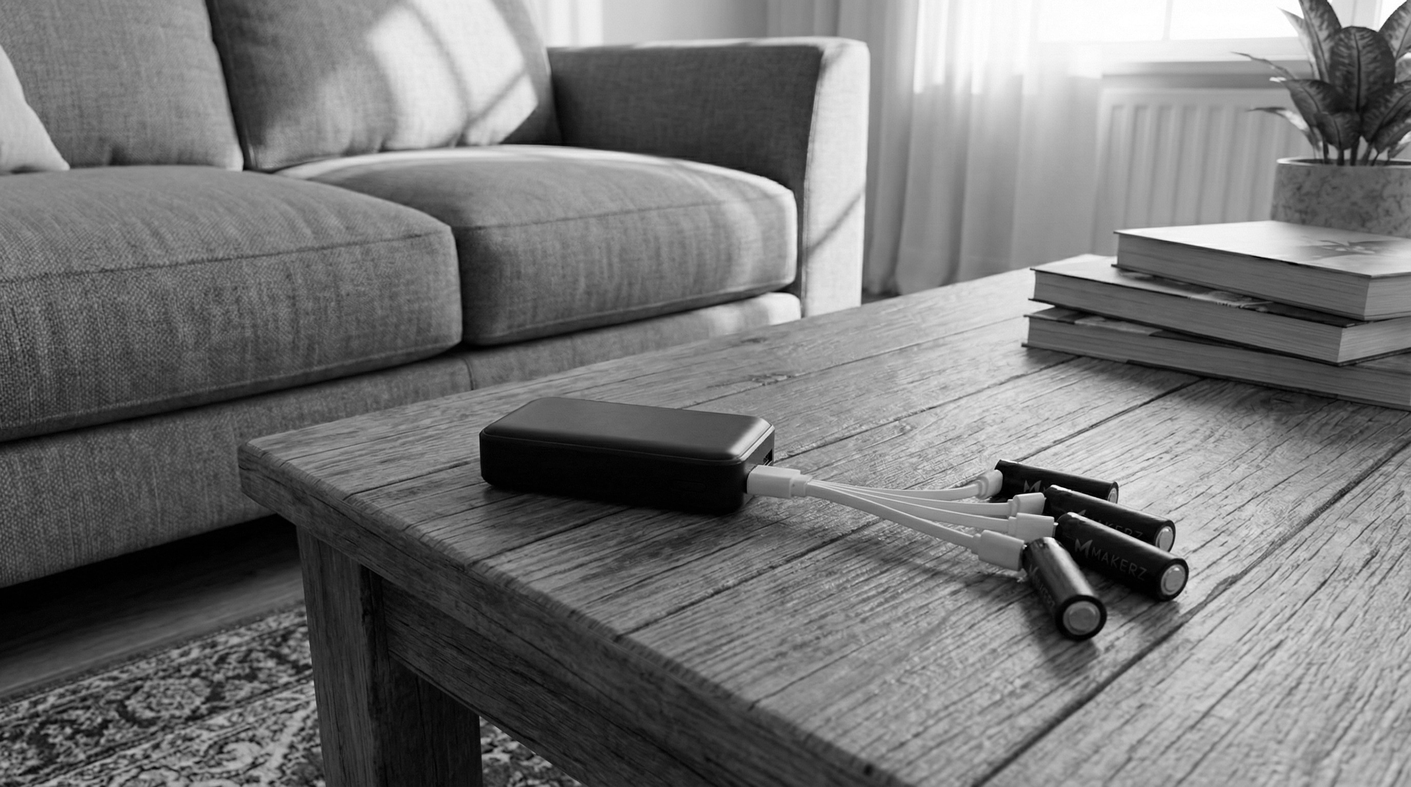 モバイルバッテリーから充電